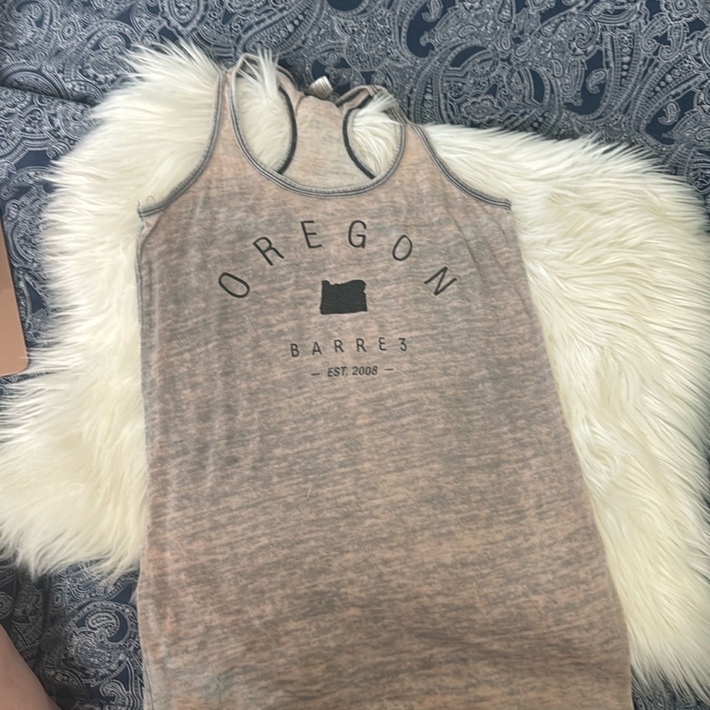 barre3 Oregon Burnout Tank